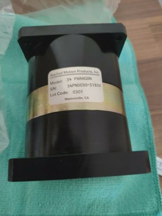 Applied Motions 34 Paragon 齿轮头。联邦快递送货。