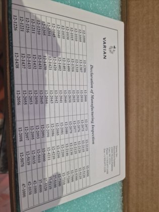 Agilent 12-1400 旋转开关 USp 标准