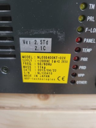 NRF TECHNOLOGIES NL05S400KT-02X Hochspannungs-HF-Netzteil (R04)