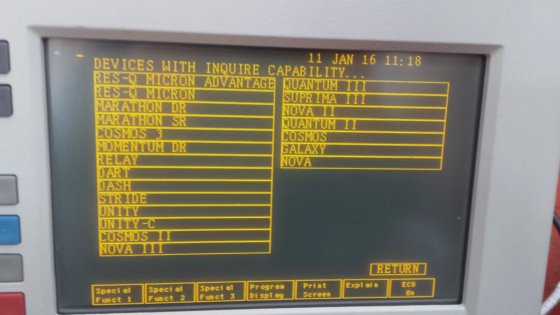 带触摸屏的Planar MD640.400-50.唯一通电的是:)