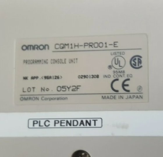 OMRON CQM1H-PRO01-E プログラミングコンソールユニット (IN20S1B2)