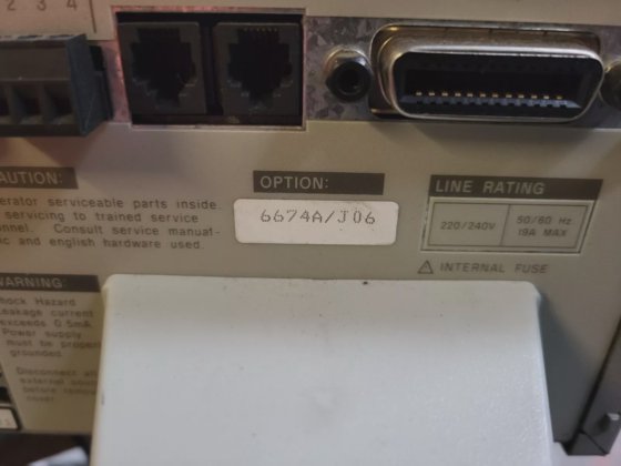 HP AGILENT 6674A J06 系统直流电源