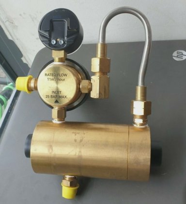 气体等离子组 22 PSI 安全关断阀，带 Tech-Master歧管调压器（