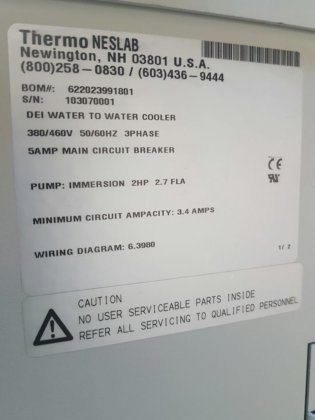 Thermo Neslab 622023991801热交换器DIMAX