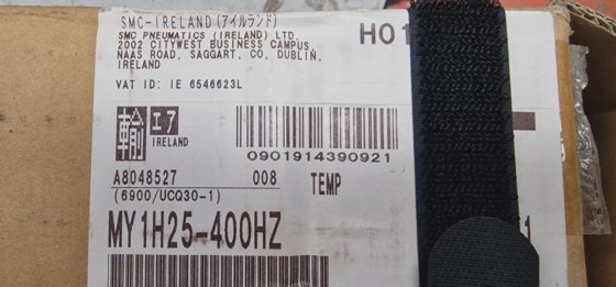 SMC MY1H25-400HZ.机械连接式无杆气缸，直线导轨