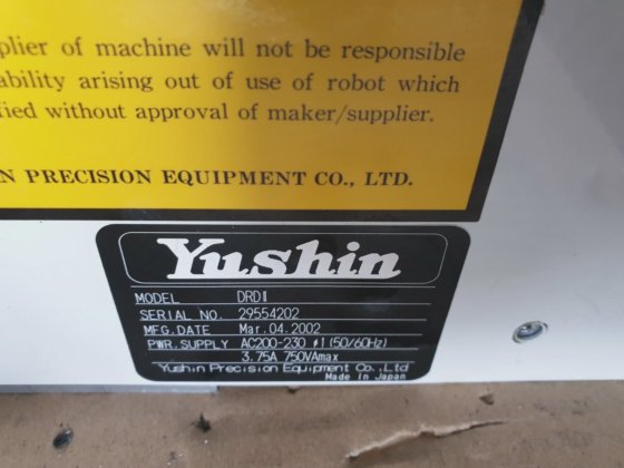 yushin drdi drdii-HS 精密高速テイクアウトディスクストッカーロボットアーム（auc