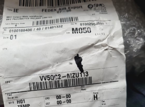 SMC VV5QC2-MZU113 电磁阀组 (BR4.6b9)