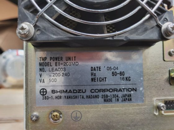 岛津 EI-203MD 涡轮分子泵动力装置 (rs4.3)