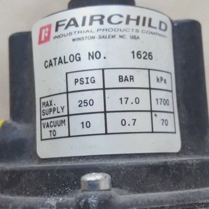 FAIRCHILD 1626 真空调节器 (U1.2B2)