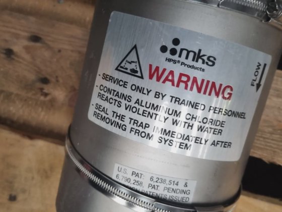 MKS INSTRUMENTS 63-0506211 金属蚀刻捕集器（RBD8.1）。