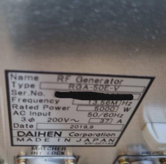 DAIHEN RGA-50E-V 射频功率发生器 (TELPALLET)