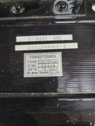 京都电气株式会社 TKC-76-BB 变压器 (R4S12.1)