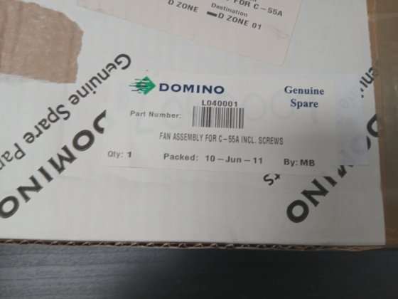 DOMINO L040001 ファンアセンブリ (BR6.6)
