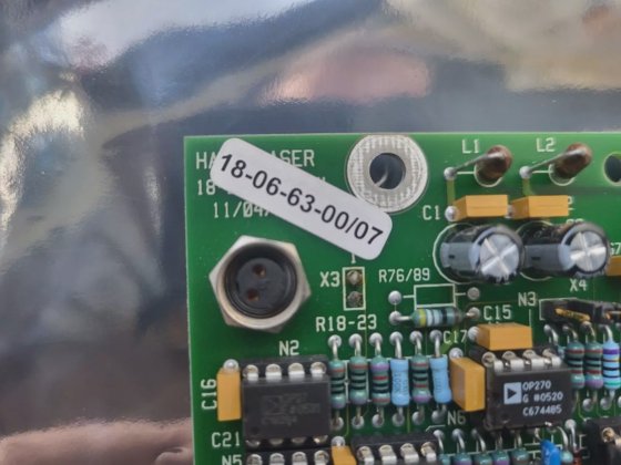 哈斯激光器 18-06-63-00/07 控制板（R6S4.4B2）