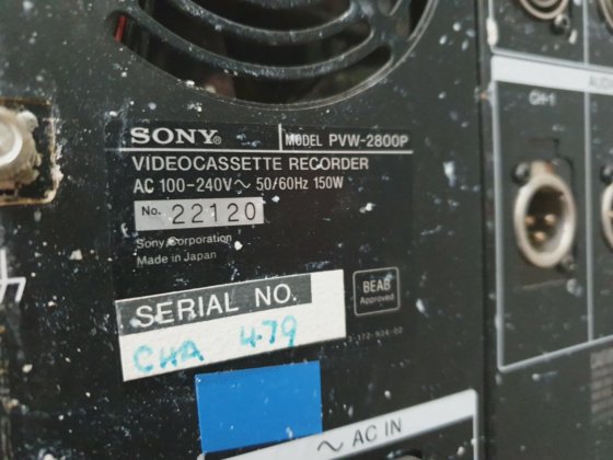 SONY PVW-2800P Beta录音机(RS3.3)