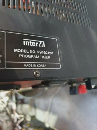 INTERM PW-9242V PROGRAM TIMER (AUCT.3)