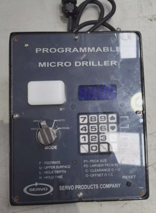 SERVO PRODUCTS PROGRAMMABLE MICRO DRILLER