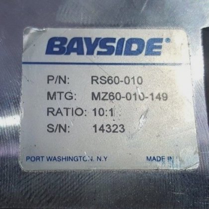 BAYSIDE RS60-010右角齿轮头（R5S10.6B3）。