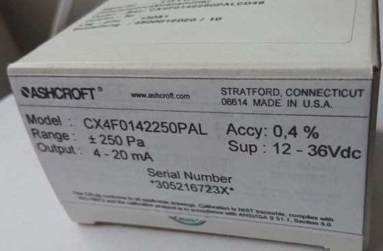 ashcroft cx4f0142250pal压力传感器（BR4A.6B10）