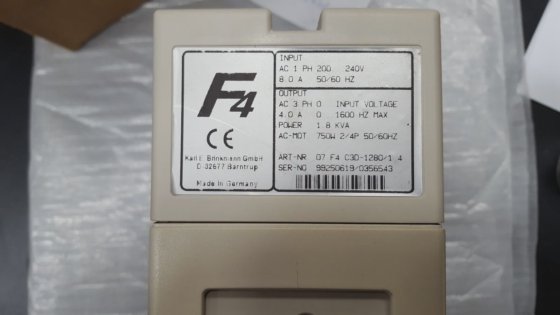 KEB 07.F4.C3D-1280/1.4 逆变器