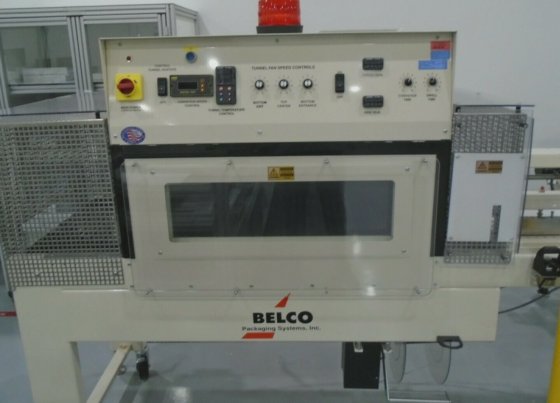 ベルコSTC2520Cシュリンク包装システム（Lシーラー、ファンシュリンクトンネル付き