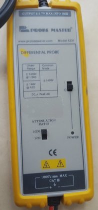 SONDE DIFFÉRENTIELLE PROBE MASTER 4231