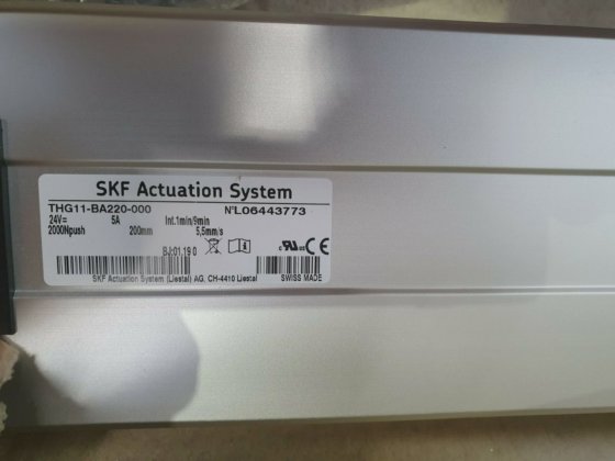 SKF アクチュエーションシステム THG11-BA220-000
