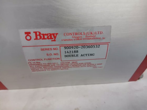 BRAY CONTROLS 90-0920-20360-532 双作用气动执行器 (BR4A.2)