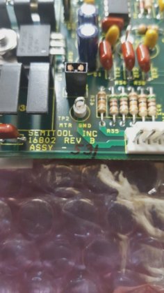 SEMITOOL 16802 REV B モーター速度リミッターボード