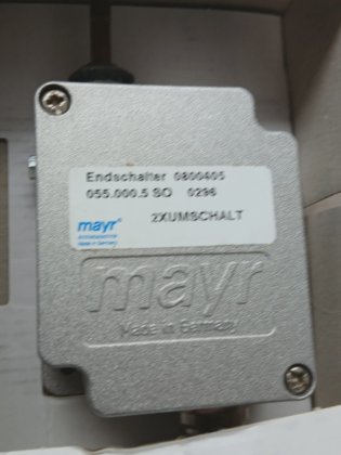 MAYR 055.000.5 SO限位开关 (BR4A.6B8)