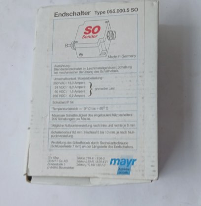 MAYR 055.000.5 SO限位开关 (BR4A.6B8)
