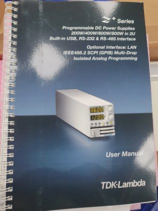 FONTE DE ALIMENTAÇÃO PROGRAMÁVEL TDK