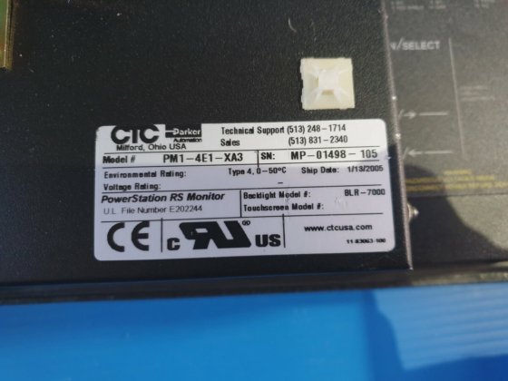 CTC Parker pm1-4e1-xa3 触摸屏（BR6.3）。