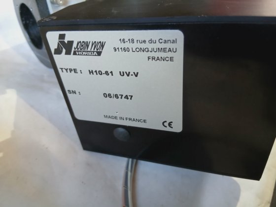 ジョバンイボンH10-61 UV-Vモノクロメーター EチャンバーCH1 EPDモノクロメーター