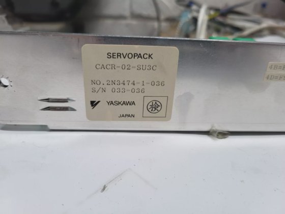 YASKAWA CACR-02-SU3 SERVODRIVE MODULE (R3S10.3)