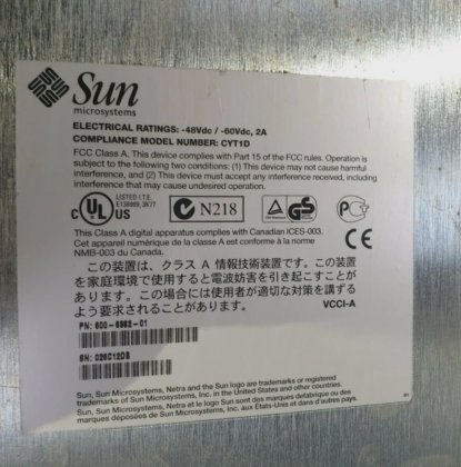 SUN NETRA ST D130 STORAGE