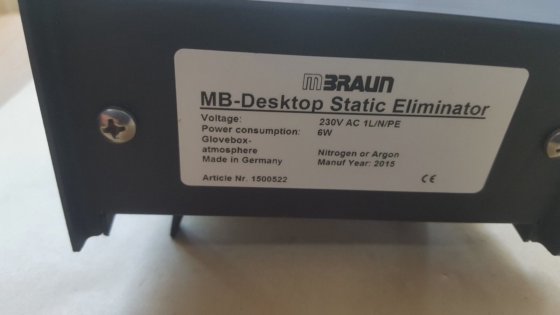 MBRAUN MB-DESKTOP STATIC ELIMINATOR 1500522