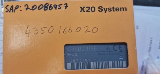 B&R AUTOMATION X20 System Vari