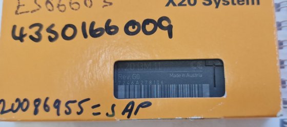 B&R AUTOMATION X20 System Vari