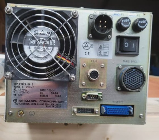 岛津 EI-203MD 涡轮分子泵动力装置 (rs4.3)