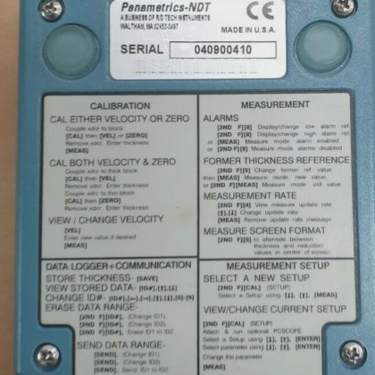 Panametrics 25dl 超音波厚さ測定器