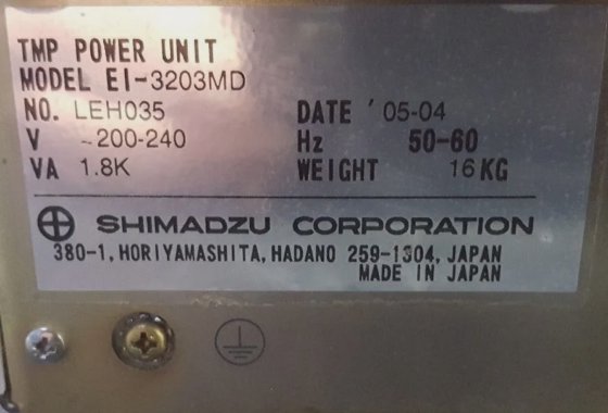 島津 EI-3203MD LEH035 TMPパワーユニット（TROLLEYB.2）