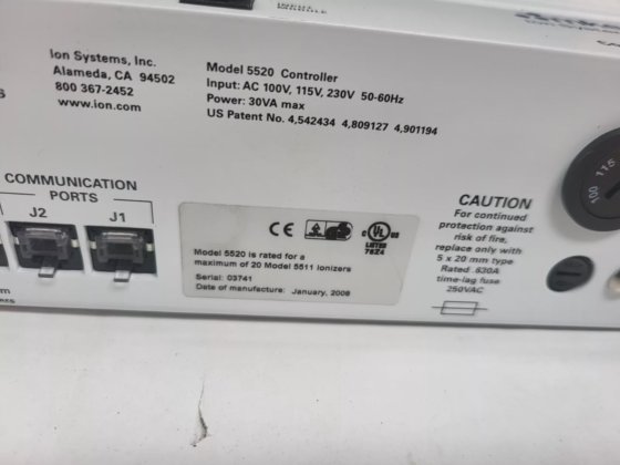 MKS 5520 ION SYSTEM CONTROLLER