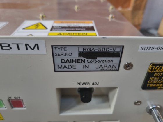 DAIHEN RGA-50C-V RF-GENERATOR (TELPALLET)