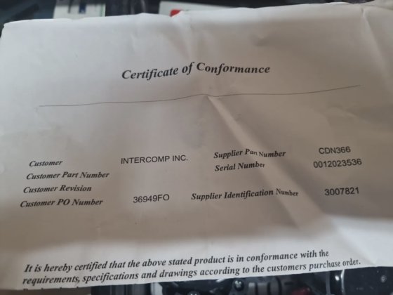 MKS CDN366 COMMUNICATION MODULE DEVICENET