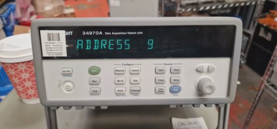 Agilent - Keysight 34970A data