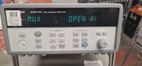 Agilent - Keysight 34970A data