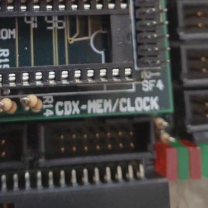 SCHEDA PROCESSORE CPU-186/CDX-MEM/CLOCK COMPUTER DYNAMICS
