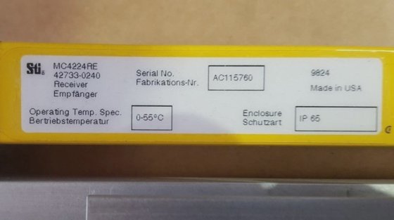 42732-0240发射器和接收器 42733-0240安全光幕(BR5.6)