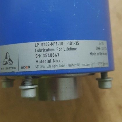 WITTENSTEIN LP0705-MF1-10-1D1-3S 伺服齿轮箱 (BR2.2B12)